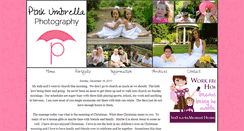 Desktop Screenshot of pinkumbrellaphotography.com